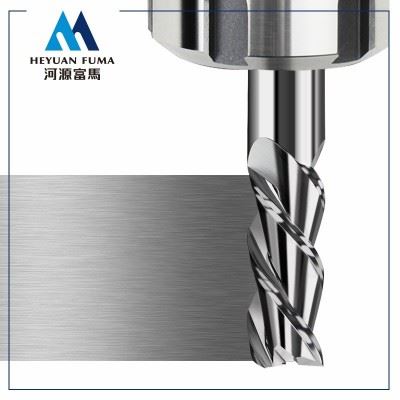 铝用铣刀铣铝专用铣刀3刃cnc62度高光钨钢刀铝合金刀三刃厂家直销图3