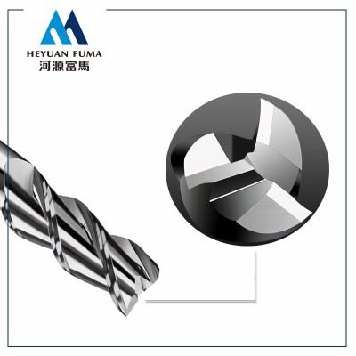 铝用铣刀铣铝专用铣刀3刃cnc62度高光钨钢刀铝合金刀三刃厂家直销图4