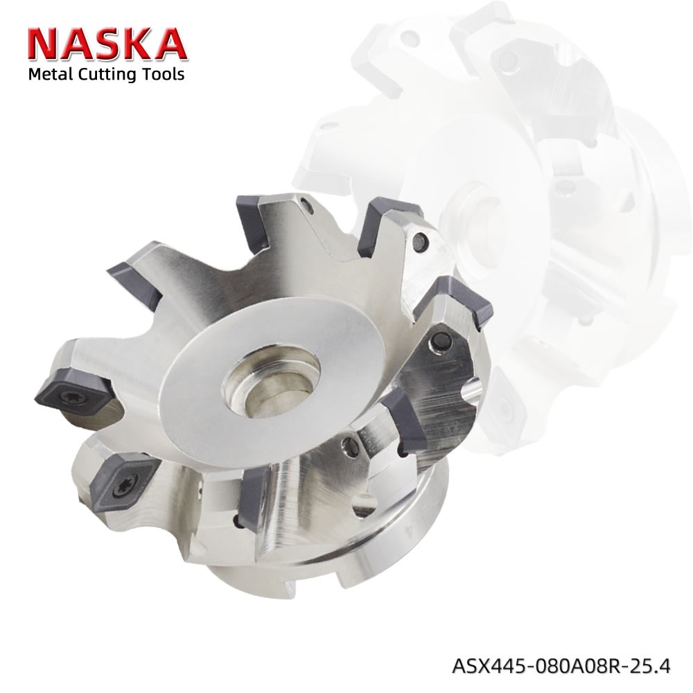 ASX445-080A06R-25.4 45度平面铣刀盘 可转位铣刀盘 数控刀具图3