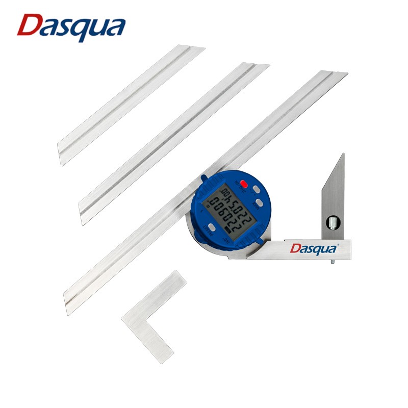 Dasqua达时科电子数显角度尺全能量角度神器不锈钢角尺定位画线尺图2
