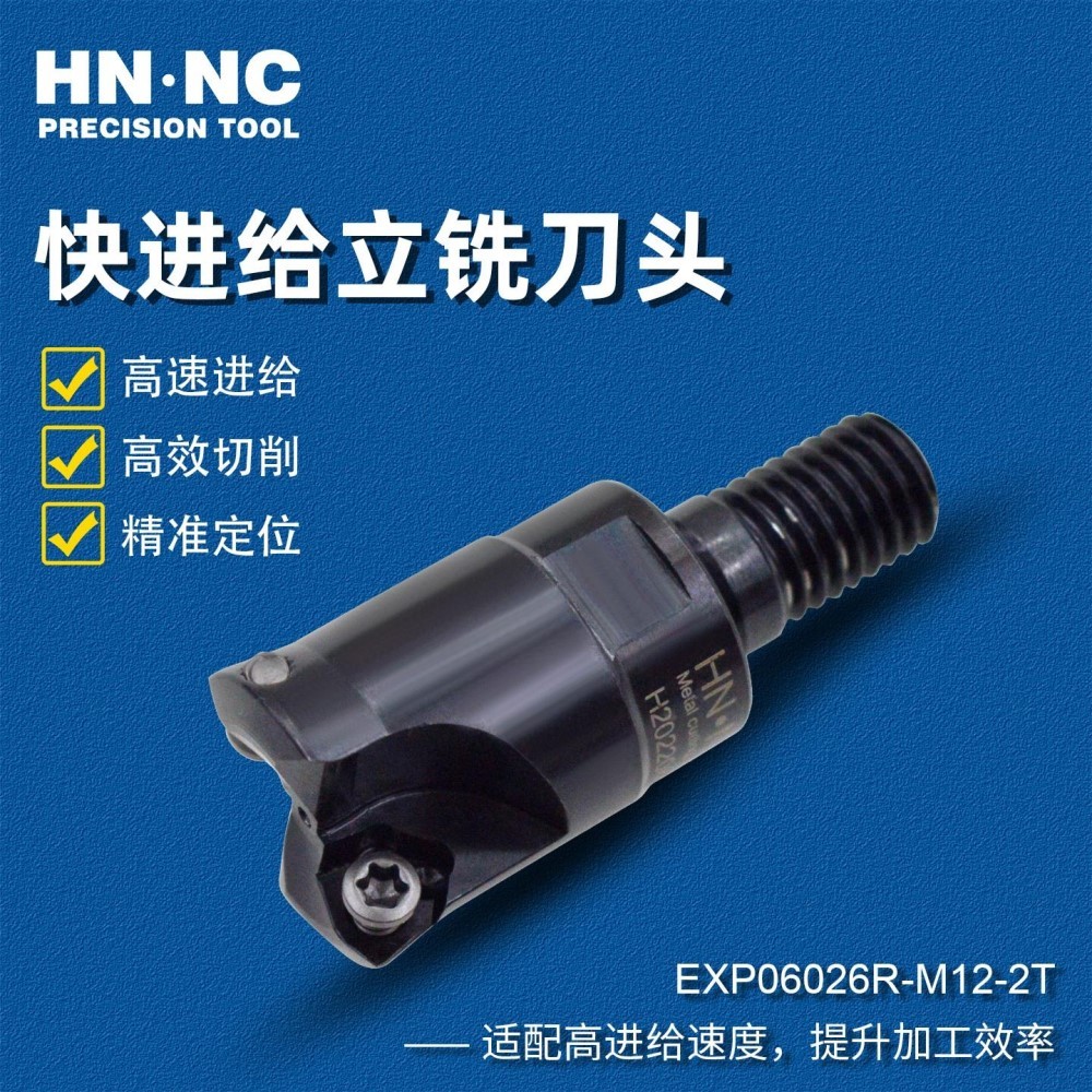 海纳EXP06030R-M12快进给锁牙铣刀 WPMT06硬质合金铣刀片图2