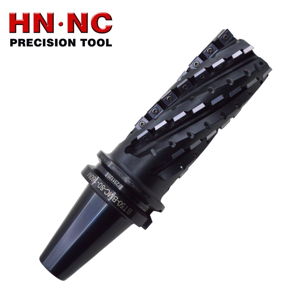 海纳BT50-MBC-80整体玉米波纹铣刀SPMT1204APKT1504刀片图5