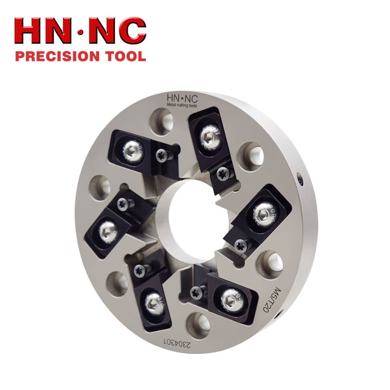 海纳定制丝杠螺杆T型螺纹旋风螺旋铣刀盘图4