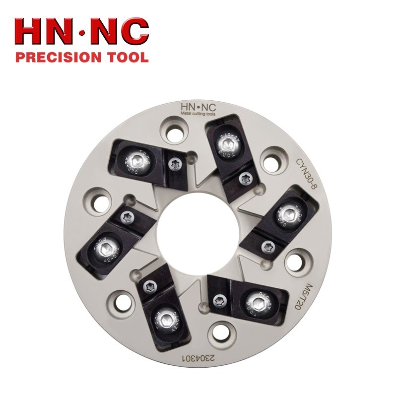 海纳定制丝杠螺杆T型螺纹旋风螺旋铣刀盘图3