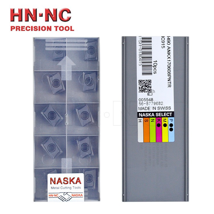 纳斯卡H490 ANKX170608PNTR硬质合金数控铣刀片图5