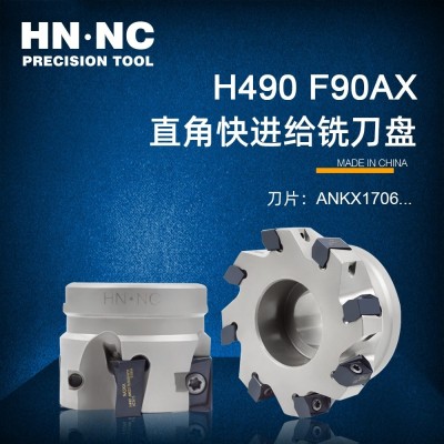 海纳H490 F90AX-250-60-12T直角快进给铣刀盘