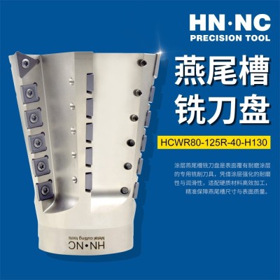 海纳非标定制HCWR80加工中心燕尾槽铣刀盘