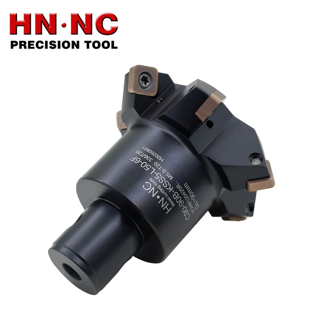 海纳C90-90B-KSS5-L50-6F V型槽铣刀盘 SCHW120425R硬质合金刀片图3