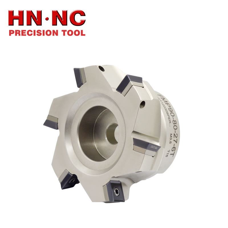 海纳FMP90-90-27-6T 90度方肩平面铣刀盘SEET120308PER硬质合金刀片图5