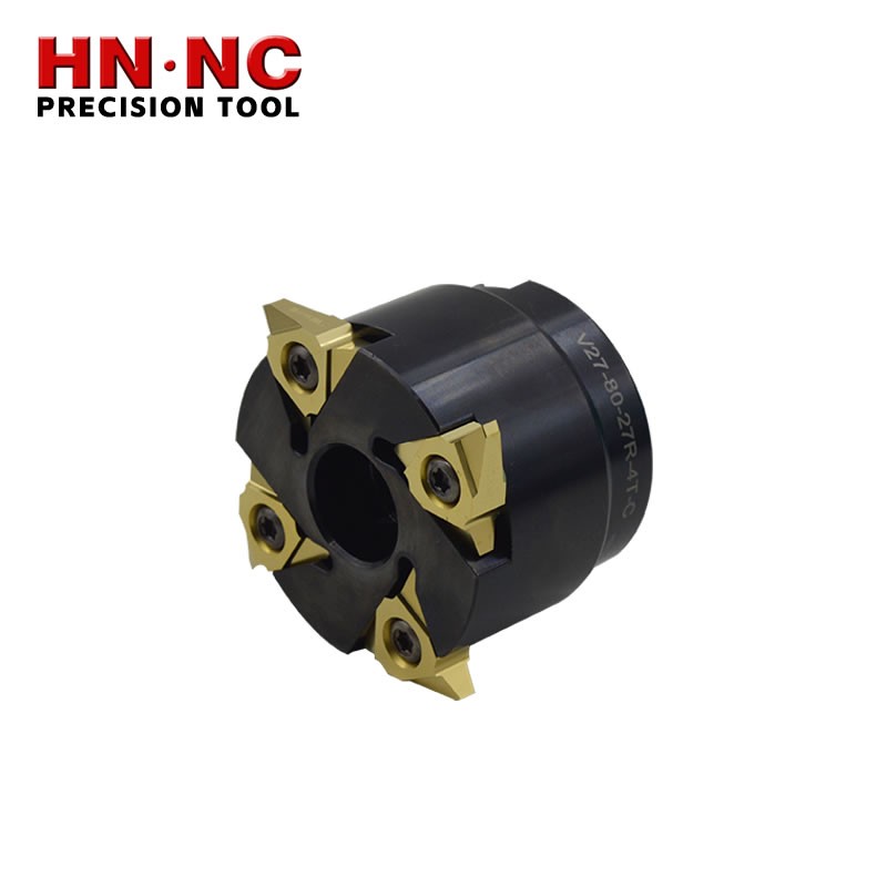 海纳V27-80-27R-4T-C螺纹铣刀盘丝杆旋风铣刀27VNR铣刀片图3